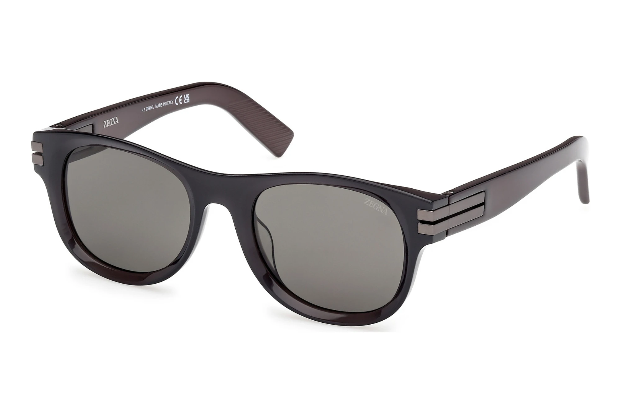 Zegna   EZ0268 20D grau polarisierendGlänzend Grau
