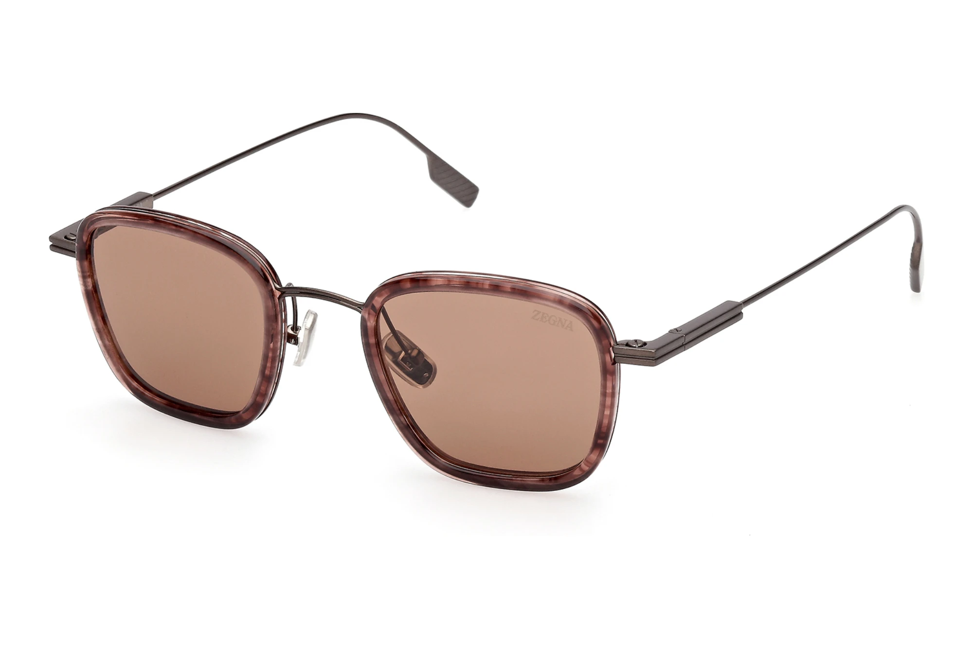 Zegna   EZ0277 71E braunBordeaux/Gestreift