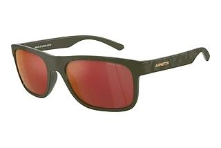Arnette AN4341 28546Q Grey Mirror Orange/YellowMilitary