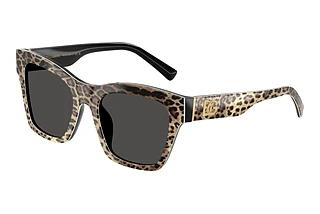 Dolce & Gabbana DG4512 316387 Dark GreyLeo Brown On Black