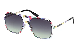 Emilio Pucci EP0238 99B grau verlaufendAnimalier/Muster