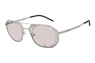 Emporio Armani EA2147 30157F Smoke Mirror BlackMatte Silver