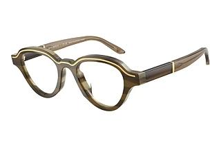 Emporio Armani EA4264U 63381W ClearBrown On Striped Beige