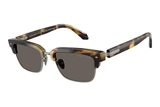 Giorgio Armani AR8243 6301B1 Dark GreyBrown Yellow Havana