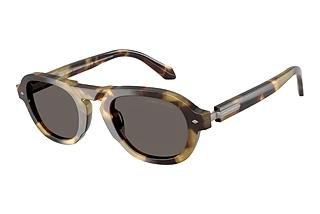 Giorgio Armani AR8244 6301B1 Dark GreyBrown Yellow Havana