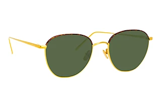 Linda Farrow LFL819 C19 DARK GREENYELLOW GOLD AND T-SHELL