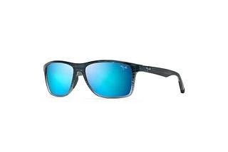 Maui Jim Onshore B798-03S Blue HawaiiBlue Black Stripe Fade