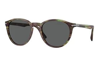 Persol PO3152S 1156B1 Dark GreyStriped Green
