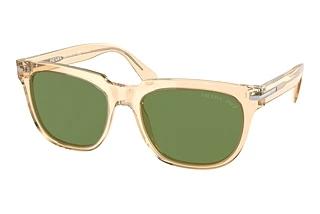 Prada PR 04YS 01N08C Polar GreenTrasparent Brown