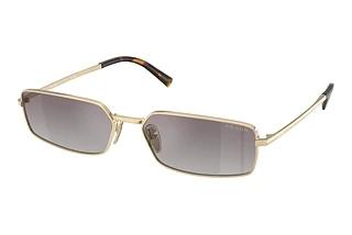 Prada PR A60S ZVN30C Gradient Blue Mirror SilverPale Gold