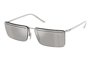Prada PR C53S 1BC60N Light Grey Mirror SilverSilver