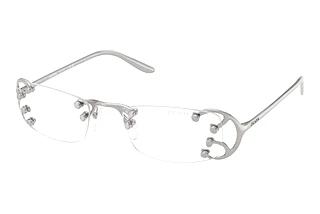 Prada PR C57S 28H08N Clear Blue-Violet Light FilterArgento Nouveau