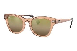 Ray-Ban RB0707SM 6449G7 GoldTransparent Brown