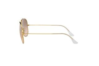 Seitenansicht Ray-Ban AVIATOR LARGE METAL (RB3025 - 001/3E)