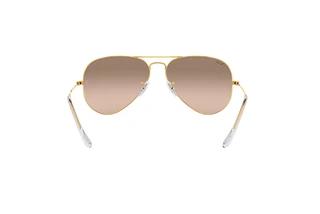 Rückansicht Ray-Ban AVIATOR LARGE METAL (RB3025 - 001/3E)