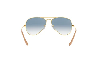Rückansicht Ray-Ban AVIATOR LARGE METAL (RB3025 - 001/3F)