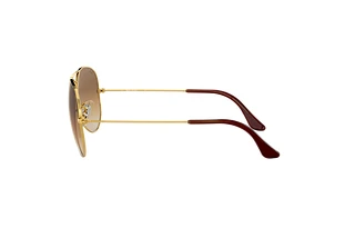 Seitenansicht Ray-Ban AVIATOR LARGE METAL (RB3025 - 001/51)