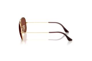Seitenansicht Ray-Ban AVIATOR LARGE METAL (RB3025 - 001/C5)