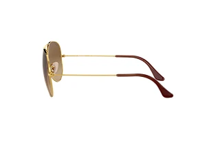 Seitenansicht Ray-Ban AVIATOR LARGE METAL (RB3025 - 001/M2)