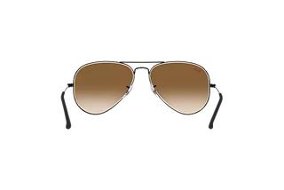 Rückansicht Ray-Ban AVIATOR LARGE METAL (RB3025 - 002/51)