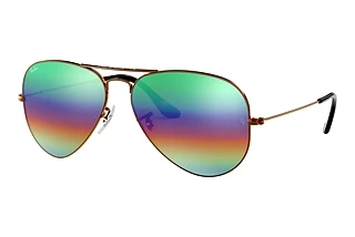Vorderansicht Ray-Ban AVIATOR LARGE METAL (RB3025 - 9018C3)