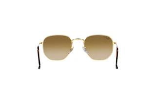Rückansicht Ray-Ban HEXAGONAL (RB3548 - 001/51)