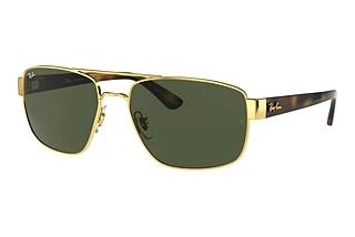 Ray-Ban RB3663 001/31 G-15 GreenArista Gold