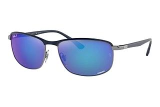 Ray-Ban RB3671CH 92044L Grey/BlueBlue On Gunmetal