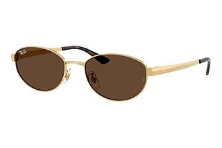 Ray-Ban RB3774D 001/73 Dark BrownArista Gold