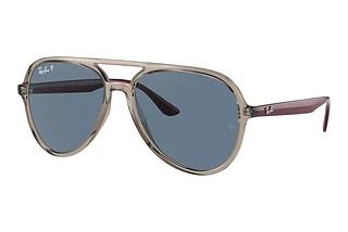 Ray-Ban RB4376 65722V Dark BlueTransparent Grey