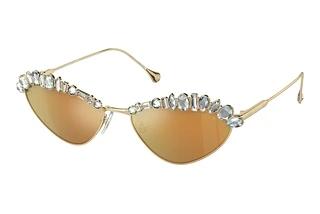 Swarovski SK7009 40137P Brown Mirror GoldPale Gold