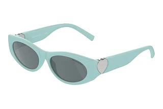 Tiffany TF4222U 84146G Grey Mirror BlackTiffany Blue Rubberized