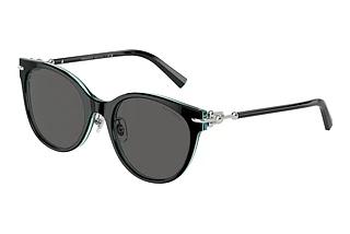 Tiffany TF4223D 8285S4 Dark GreyBlack On Crystal Tiffany Blue