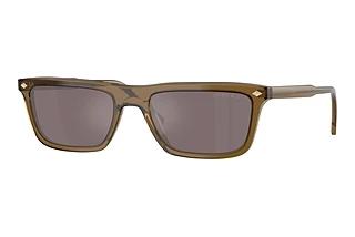 Vogue Eyewear VO5687S 3260LB Pink Mirror SilverTransparent Olive Green