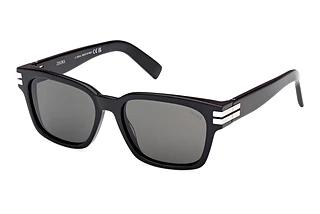 Zegna EZ0237 01A grauGlänzend Schwarz