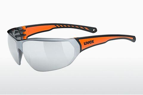 Sonnenbrille UVEX SPORTS sportstyle 204 black orange
