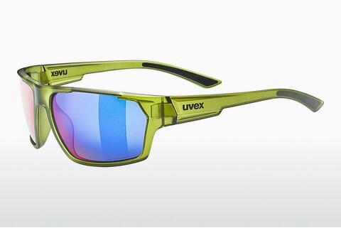 Sonnenbrille UVEX SPORTS sportstyle 233 P green mat