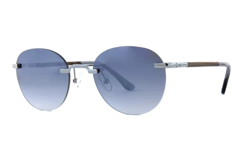 Sonnenbrille Wood Fellas Gaze (11721 curled/slv)