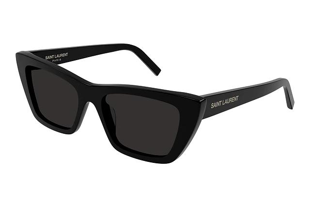 Sonnenbrille Marilyn im Stil der 1950er-Jahre Katzenaugen-Effekt Schwarzes Gestell