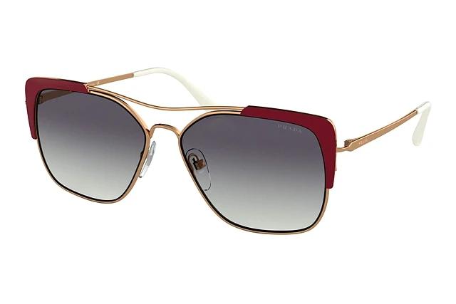 Prada PR 54VS 400409 Prada Sonnenbrille rose goldbordeaux
