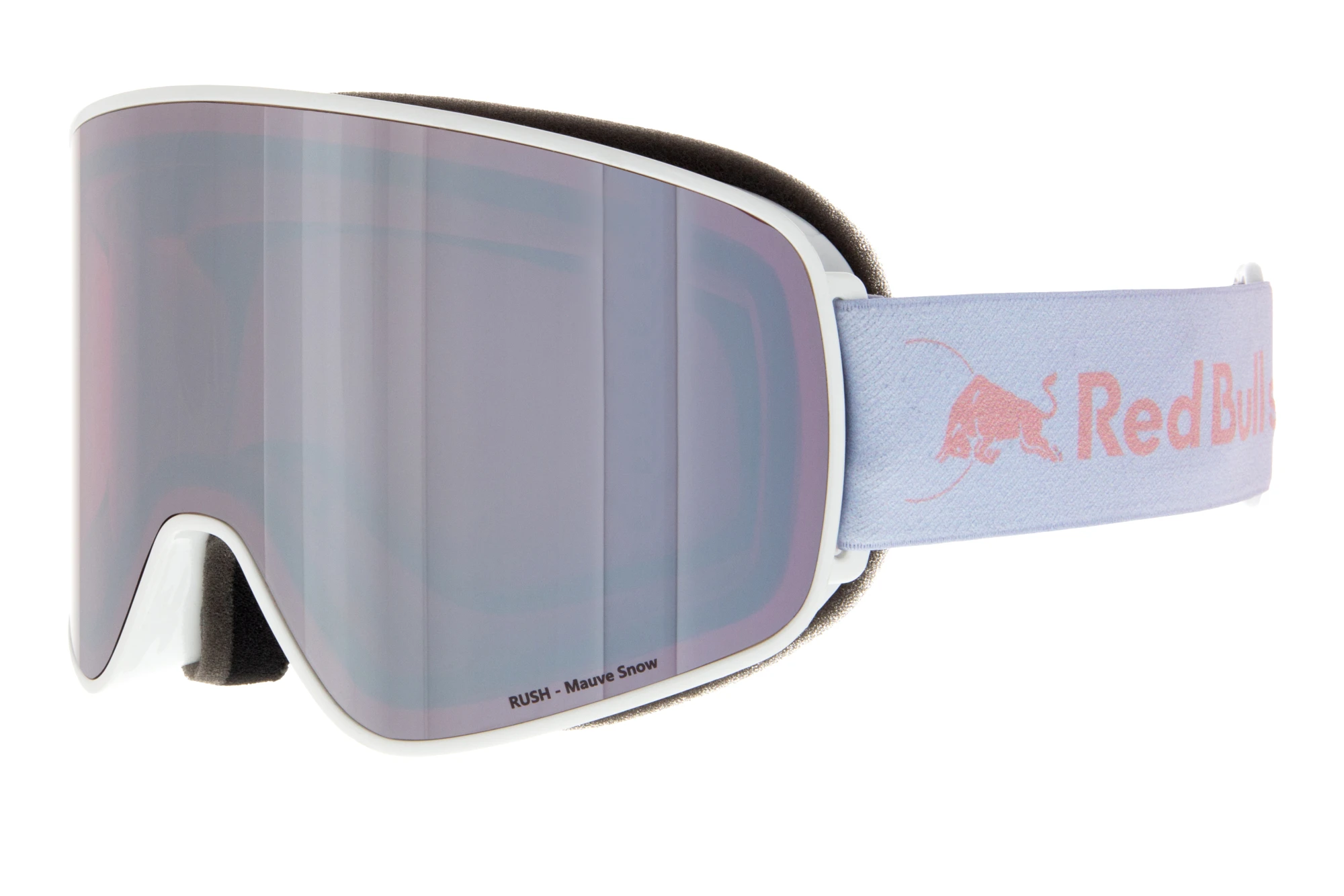 Red Bull SPECT   RUSH 006 mauve snow, red with silver flash, S.3white