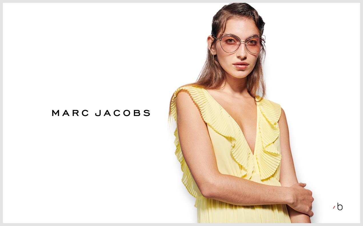 female model wearing women's Marc Jacobs sunglasses
